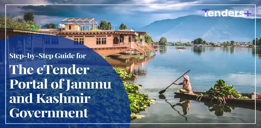 eTender Portal Of Jammu and Kashmir
